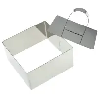 Кулинарная форма "Квадрат" с крышкой-прессом