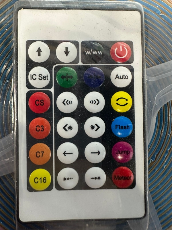 Гирлянда новогодняя на стену умная c пультом 5 метров