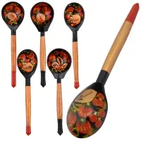 Ложка чайная Традиционная роспись (ассортимент) Ложка чайная Традиционная роспись (ассортимент)