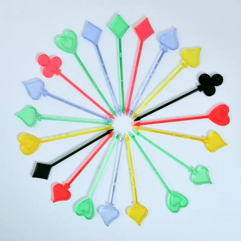 Шпажки для канапе Карты 20 шт Шпажки для канапе Карты 20 шт