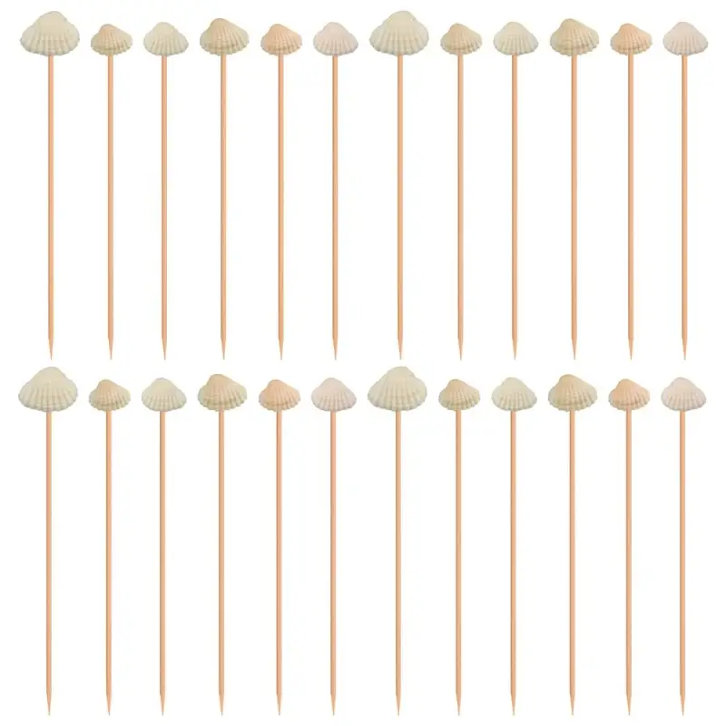 Шпажки для канапе Морские раковины 24 шт Шпажки для канапе Морские раковины 24 шт