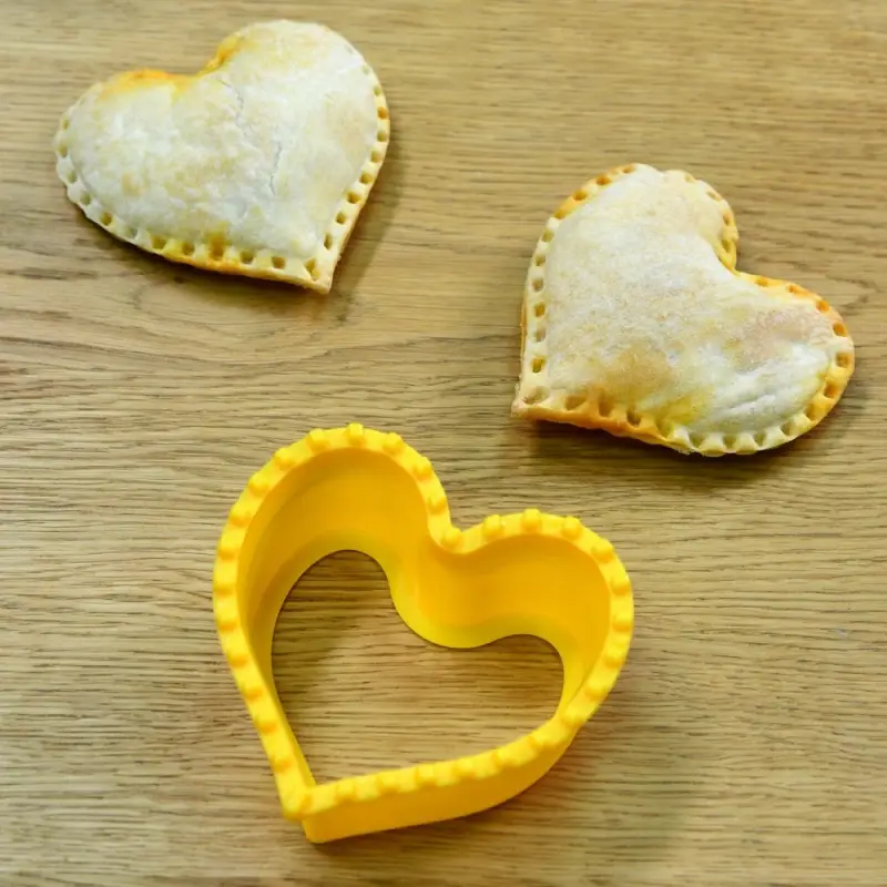 Форма для печенья, набор 2 шт, Форма для печенья, набор 2 шт, "Сердечный дуэт"
