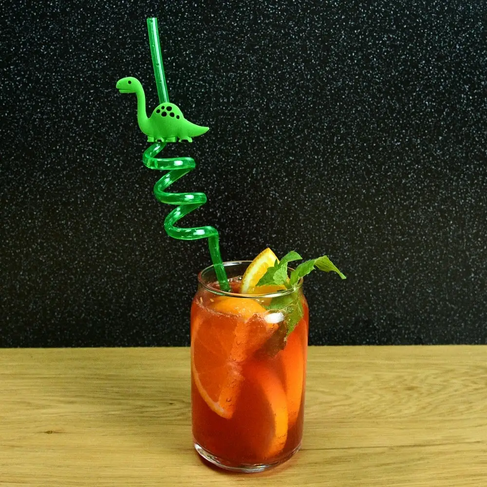 Трубочки для коктейлей Динозаврики набор 6 шт Трубочки для коктейлей Динозаврики набор 6 шт