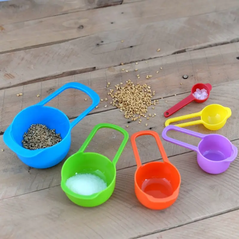 Мерные ложки набор 6 шт от 7,5 до 250 мл Мерные ложки набор 6 шт от 7,5 до 250 мл