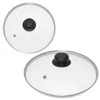 Крышка стеклянная с металлическим ободом диаметр 24см Крышка стеклянная с металлическим ободом диаметр 24см