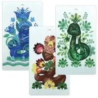 Доска разделочная Змейка Чародейка 29х17 см (ассортимент) Доска разделочная Змейка Чародейка 29х17 см (ассортимент)