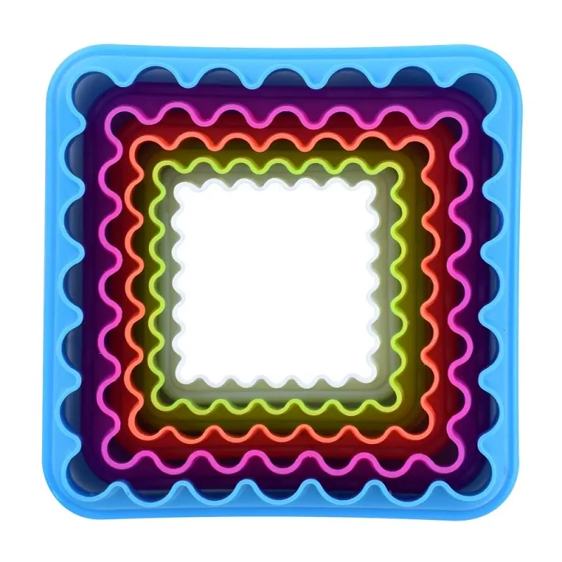 Форма для печенья, набор 5 шт, "Квадрат"