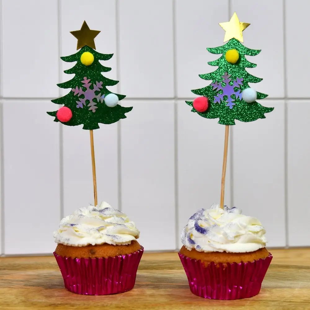 Топпер для украшения Ель набор 2 шт Топпер для украшения Ель набор 2 шт