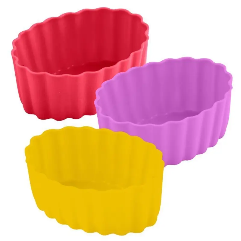 Силиконовые формы, набор 6 шт, "Овал"