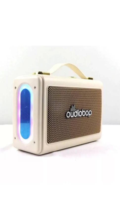Беспроводная колонка Bluetooth Караоке бежевая Беспроводная колонка Bluetooth Караоке бежевая