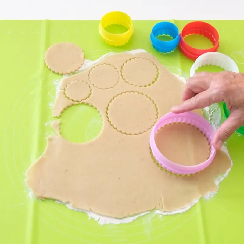 Форма для печенья, набор 6 шт, "Круг", диаметры 5,6,7,8,9,10 см