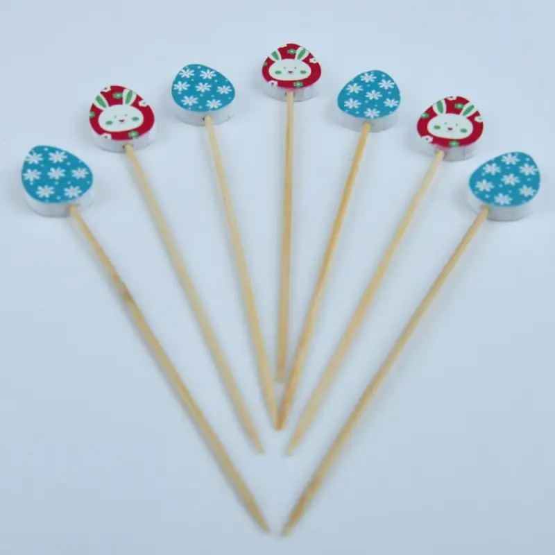 Шпажки для канапе Пасхальные яйца 24 шт Шпажки для канапе Пасхальные яйца 24 шт