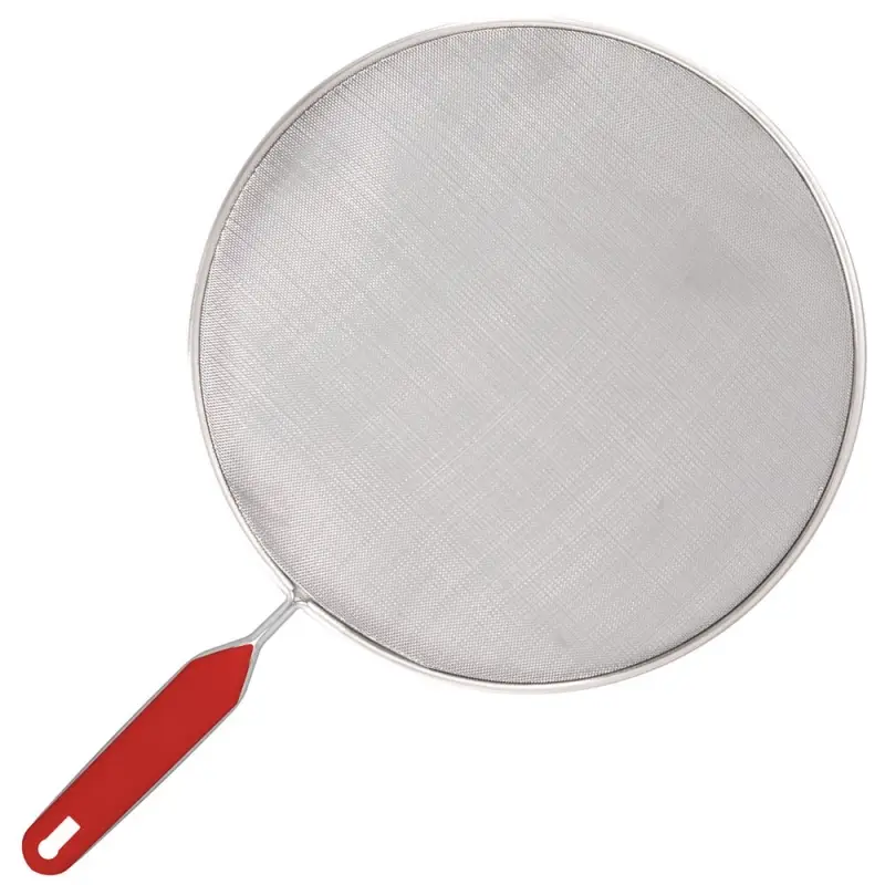 Сито плоское с ручкой Экран от брызг диаметр 24см Сито плоское с ручкой Экран от брызг диаметр 24см
