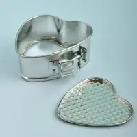 Кулинарная форма для выпечки "Сердце", разъемная, 10,5х10,5х4,5 см