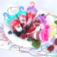 Формы для мороженого Яркие зонтики 6 ячеек