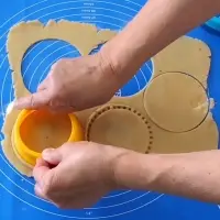 Форма для печенья, набор 2 шт, "Круглый дуэт" Форма для печенья, набор 2 шт, "Круглый дуэт"