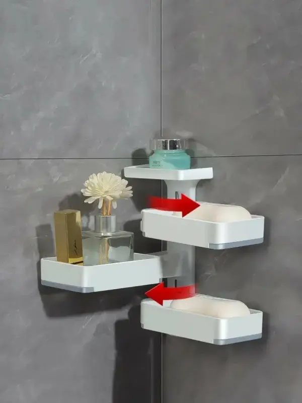 Полочка для ванной комнаты (цвет в ассортименте) Полочка для ванной комнаты (цвет в ассортименте)