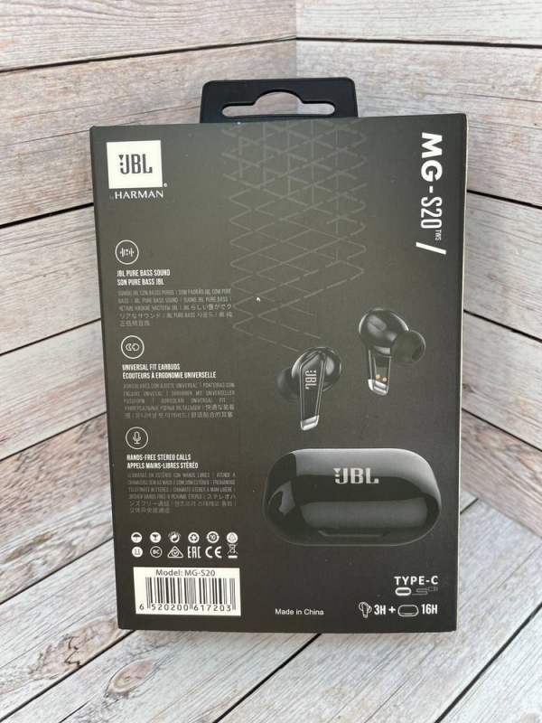 Наушники беспроводные MG-S20 с микрофоном, черный Наушники беспроводные MG-S20 с микрофоном, черный