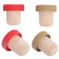 Пробка для бутылок Натуральная с пластмассовой частью 2 шт (ассортимент) Пробка для бутылок Натуральная с пластмассовой частью 2 шт (ассортимент)