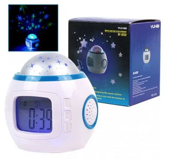Часы-будильник с проекцией звездного неба Часы-будильник с проекцией звездного неба