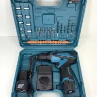 Шуруповерт аккумуляторный 12V  24 Нм  2 АКБ (цвет в ассортименте)