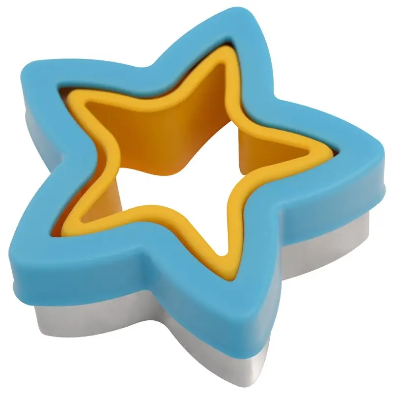 Форма для печенья, набор 2 шт, "Звездный дуэт"