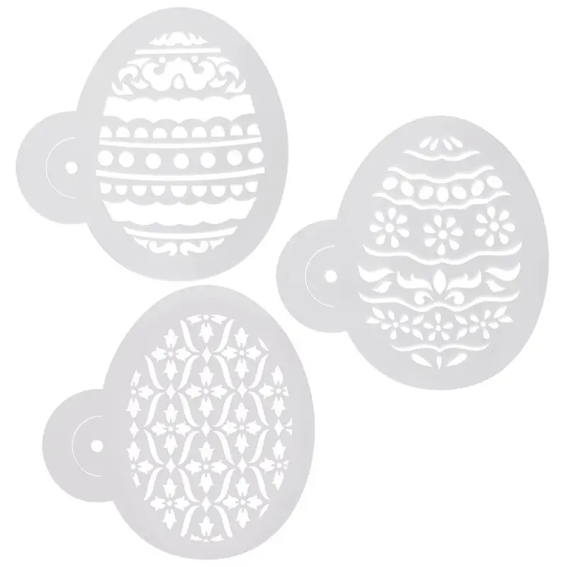 Трафареты для украшения пасхальной выпечки 3шт Трафареты для украшения пасхальной выпечки 3шт