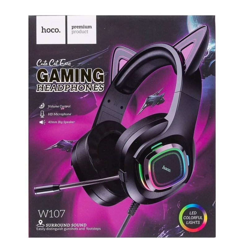 Наушники проводные с микрофоном W107 Наушники проводные с микрофоном W107