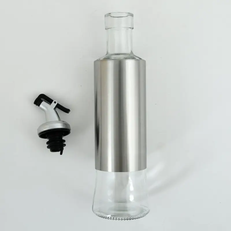 Бутылка для масла с дозатором Металлик объем 300 мл Бутылка для масла с дозатором Металлик объем 300 мл