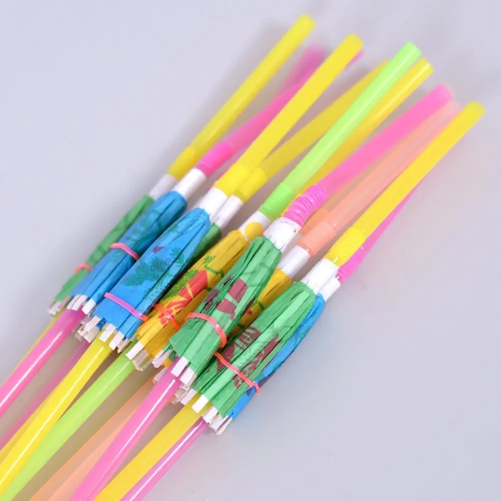 Трубочки для коктейля Зонтики 12шт Трубочки для коктейля Зонтики 12шт