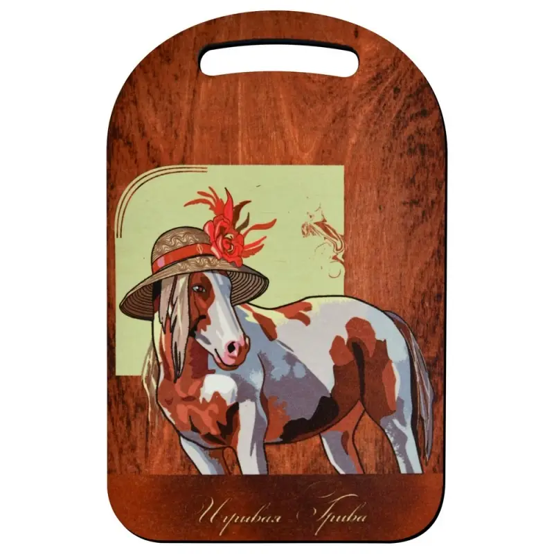 Доска разделочная Игривая грива 29х18см (ассортимент) Доска разделочная Игривая грива 29х18см (ассортимент)
