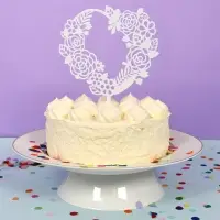 Топпер для украшения Сердце Топпер для украшения Сердце