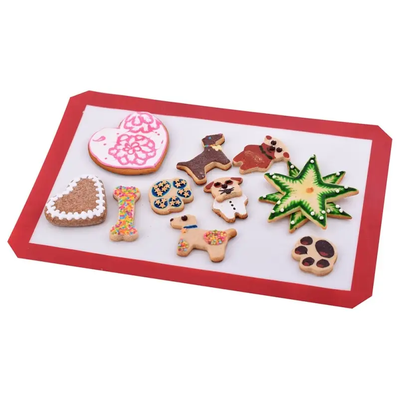 Коврик для выпечки и раскатки теста 42х27 см Коврик для выпечки и раскатки теста 42х27 см