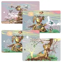 Разделочная доска Дракон весельчак 29х17 см (ассортимент) Разделочная доска Дракон весельчак 29х17 см (ассортимент)