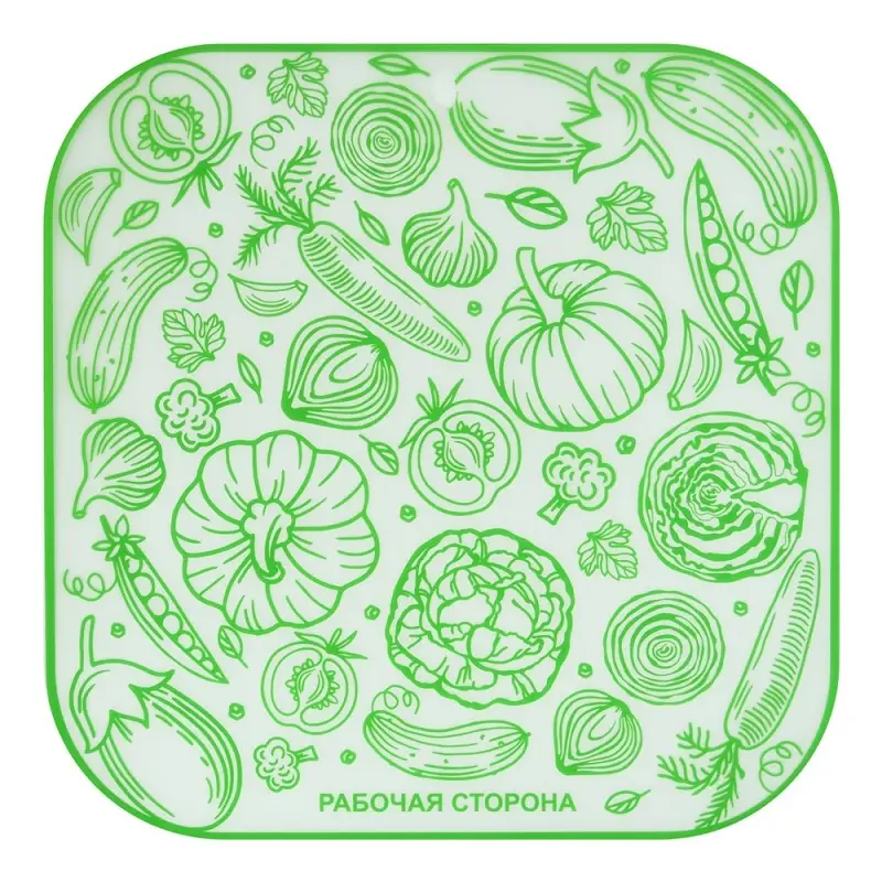 Доска разделочная Овощи 28х28 см Доска разделочная Овощи 28х28 см