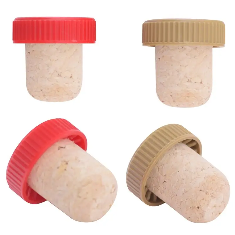 Пробка для бутылок Натуральная с пластмассовой частью 2 шт (ассортимент) Пробка для бутылок Натуральная с пластмассовой частью 2 шт (ассортимент)