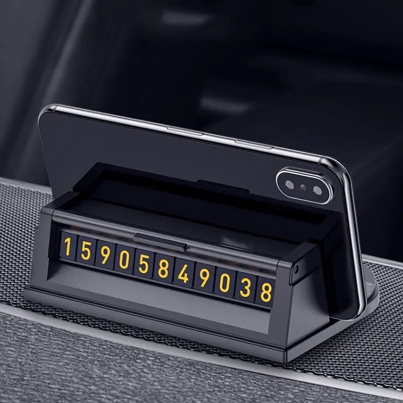 Подставка для телефона в автомобиль с номерной табличкой Подставка для телефона в автомобиль с номерной табличкой