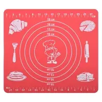 Коврик кулинарный силиконовый с разметкой 29х26 см (ассортимент) Коврик кулинарный силиконовый с разметкой 29х26 см (ассортимент)