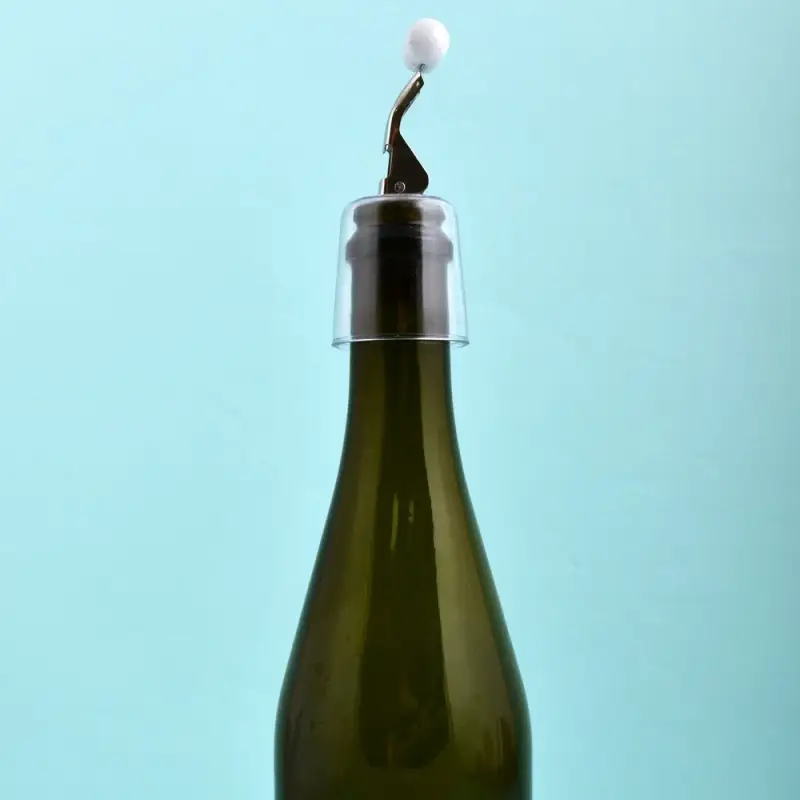 Пробка для бутылки с зажимом Стаканчик Пробка для бутылки с зажимом Стаканчик