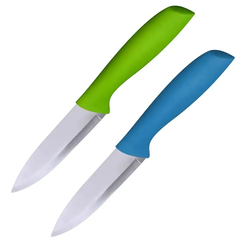 Нож кухонный для овощей лезвие 9см (ассортимент) Нож кухонный для овощей лезвие 9см (ассортимент)