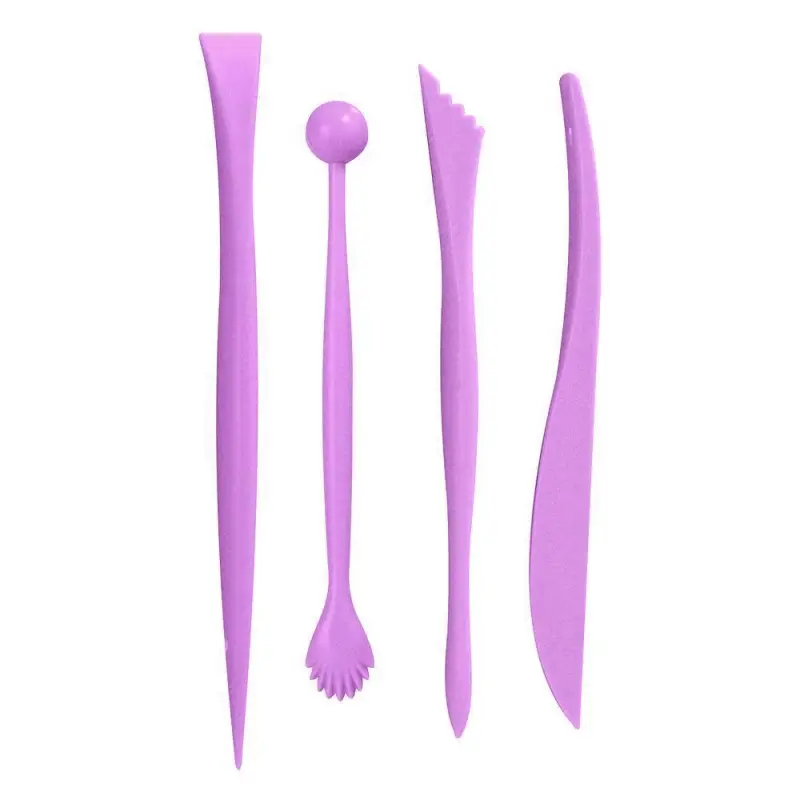 Набор инструментов для кондитерских украшений Стеки 4 шт 16 см (ассортимент)