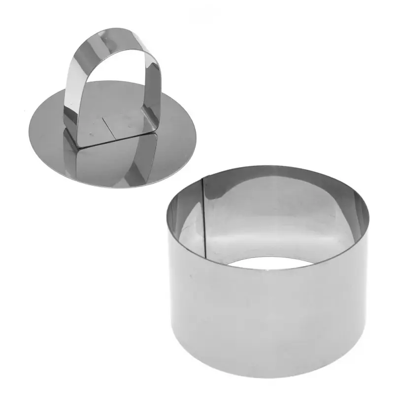 Кулинарная форма Круг с крышкой прессом Кулинарная форма Круг с крышкой прессом