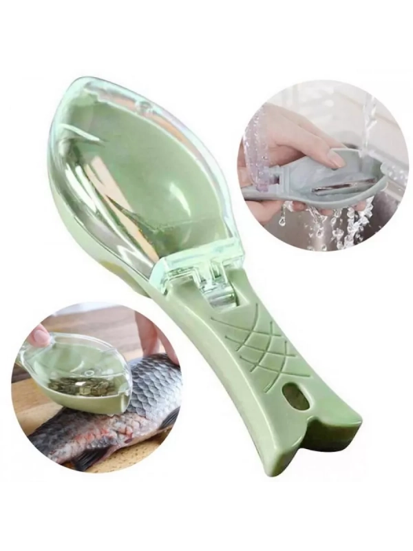 Рыбочистка с контейнером (цвет в ассортименте) Рыбочистка с контейнером (цвет в ассортименте)