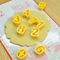 Формы для печенья, 9 цифр, "Знаменательные Даты", 3,5x4,5 см