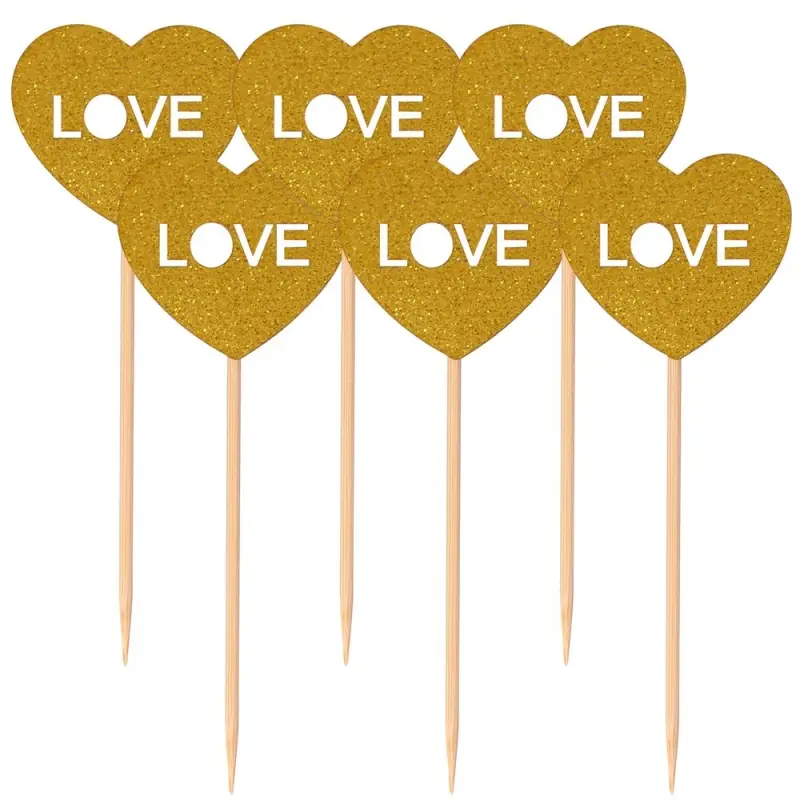 Топпер Любовь 6шт Топпер Любовь 6шт