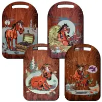 Доска разделочная Савраска 29х18см (ассортимент) Доска разделочная Савраска 29х18см (ассортимент)