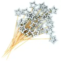 Шпажки для канапе Звездочет серебро набор 24 шт Шпажки для канапе Звездочет серебро набор 24 шт
