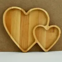 Менажница Два сердца 2 ячейки Менажница Два сердца 2 ячейки