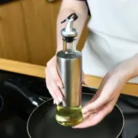 Бутылка для масла с дозатором Металлик объем 300 мл Бутылка для масла с дозатором Металлик объем 300 мл