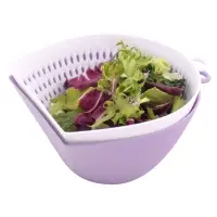 Дуршлаг с миской Дабл 500мл (ассортимент) Дуршлаг с миской Дабл 500мл (ассортимент)